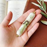 Tree of Life Enamel Mezuzah (Doorpost Prayer Scroll)