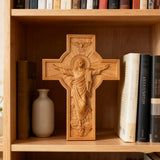 BGCOPPER Himmelfahrt Jesu Holzschnitzerei Kreuz-Die besten Geschenke für Ostern