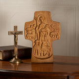Good Shepherd Wooden Cross: A Religious Gift of Endless Care & Guidance