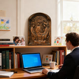 【Holy Trinity Wood Carving】Handcrafted Beech Wood Icon Three Graces Colorway Home Prayer Altar Spiritual Gift