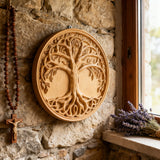 Tree of Life Wood Wall Art Decor Best Christmas Gift - With Free Stand