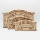 Bless Our Home Solid Wood Family Plaque