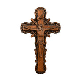 Kruzifix aus Eschenholz, Jesus Christus, hölzernes Kreuz Geschenk der Liebe