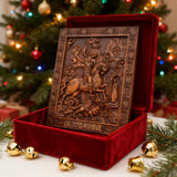 St. George the Victorious Hand-Carved Wood Icon – A Symbol of Courage & Faith