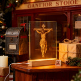 Jesus Crucifixion Glass Lamp: Turning Faith into a Tangible Daily Sacred Object