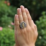 S925K Silver Our Lady of Guadalupe Ring