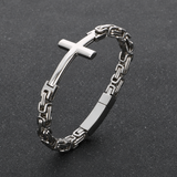 Vintage Rock Gothic Cross Bracelet