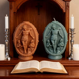 Oval Easter Egg Jesus Scented Candle: A Sacred Fusion of Faith & Easter Tradition