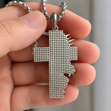 S925 Sterling Silver Jesus Crown of Thorns Cross Pendant – Christian Faith Necklace
