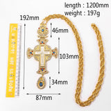 Jesus Cross Diamond-Encrusted Necklace: A Sacred Statement of Faith
