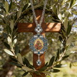 Vintage Our Lady & Child Icon Necklace