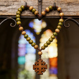 Natural Wood Rosary: A Sacred Token Woven From Faith & Creation