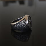 Saint George Amulett Edelstahl Ring