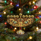Enamel Hanukkah Menorah
