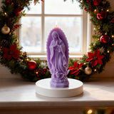 Our Lady of Guadalupe Scented Candle: A Sacred Glow of Devotion & Serenity