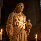 Sacred Heart of Jesus Wooden Statue: A Tribute to Unfailing Love