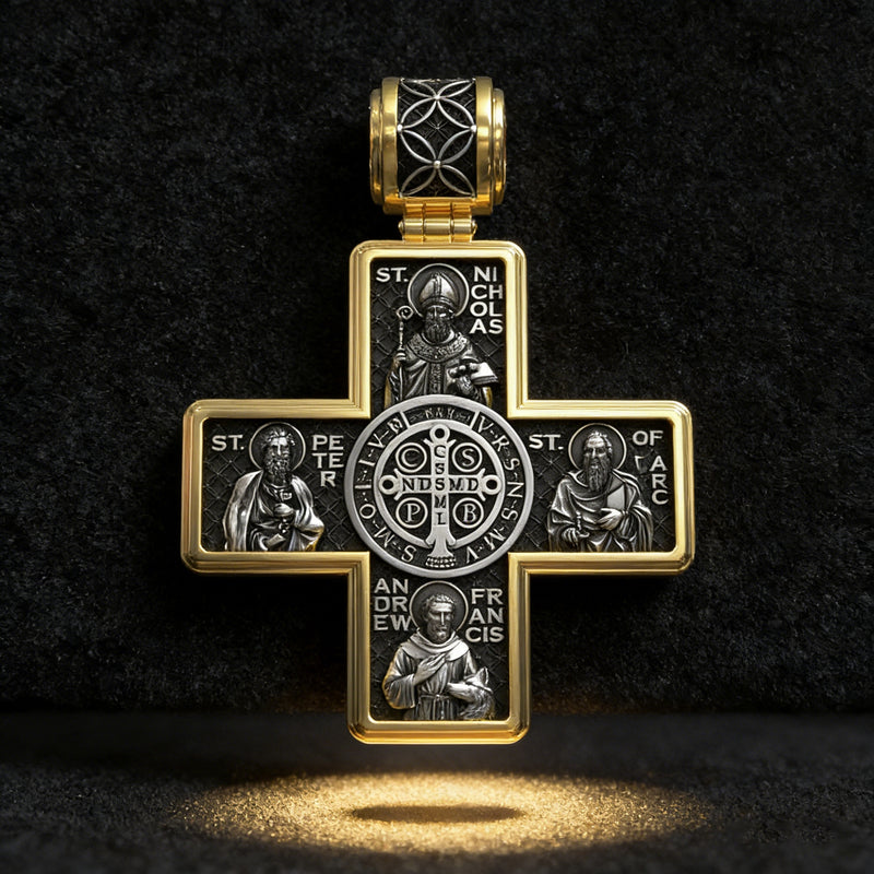 Front side Sacred Heart and Apostles