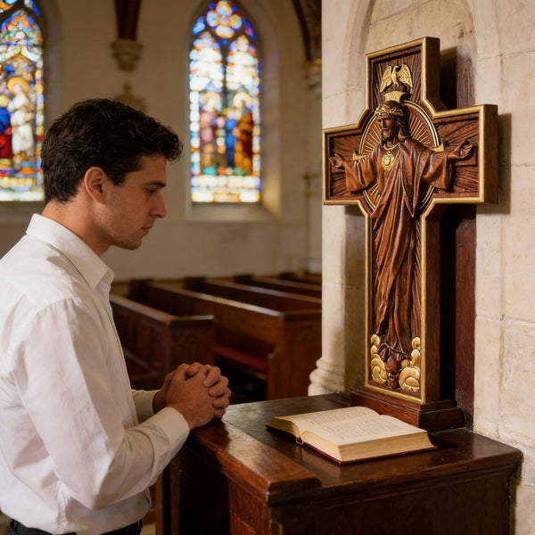 New Ascension Cross: Glory of Resurrection & Proclamation of Redemption