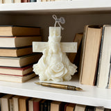 Sacred Light Christmas Candle - Christ King & Holy Mary Edition | Natural Soy Wax Christian Candles for Advent Worship & Prayer