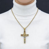 Gemstone St. Benedict Cross Necklace: Wear Protection & Faith With Radiance