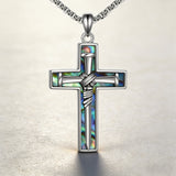 Nails Cross Abalone Shell Necklace – The Ultimate Symbol of Redemption