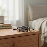 St. Benedict's Exorcism Medal Luminous Braided Adjustable Snap Clasp Multi-Layer Bracelet