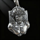 The Crown of Thorns Covenant - S925 Sterling Silver Christian Pendant, A Sacred Reminder of Sacrifice and Redemption