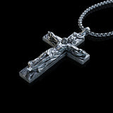 New Titanium Steel Trinity Cross Necklace