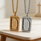 Our Lady of Guadalupe Dog Tag Necklace: A Timeless Symbol of Devotion