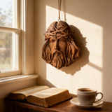Handcrafted Beechwood Jesus Thorn Crown Wall Hanging — A Sacred Reminder of His Everlasting Love