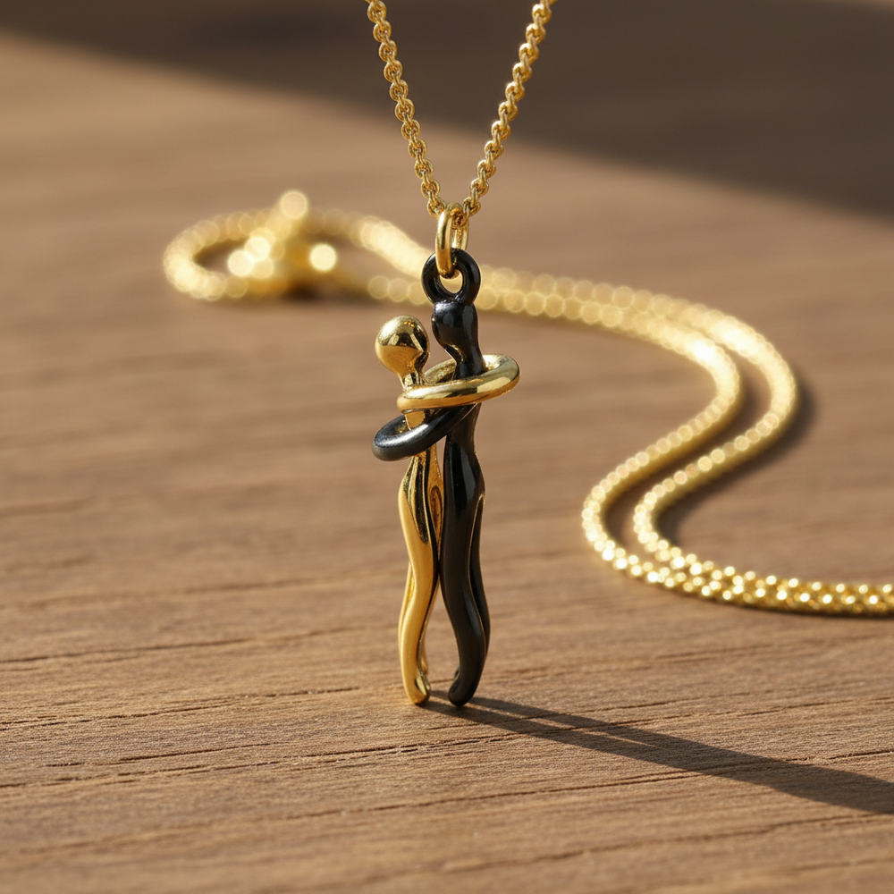 Hug Necklace-The Tale of Two Lovers Necklace – BGCOPPER
