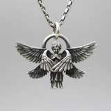 Seraphim Angel Pendant Necklace Angel Wings Amulet