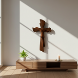 Modern Wooden Wall Cross: A Contemporary Symbol of Faith & Craftsmanship