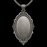 Virgin Mary Prayer Medal Necklace – S925 Sterling Silver Catholic Pendant