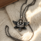 Seraphim Angel Pendant Necklace Angel Wings Amulet