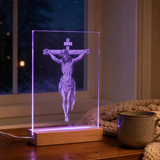 Jesus Crucifixion Glass Lamp: Turning Faith into a Tangible Daily Sacred Object