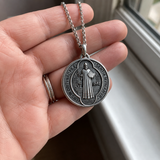 Saint Benedict Medallion Ward Off Evil Necklace