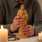 Sacred Heart of Jesus Wooden Statue: A Tribute to Unfailing Love