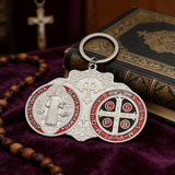 St. Benedict Keychain: A Spiritual Guardian of Faith