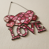 Love & Hearts Stained Glass Suncatcher: A Radiant Celebration of Love