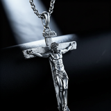 INRI Jesus Crucifix Cross Pendant Necklace