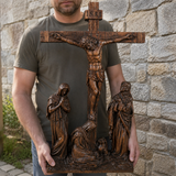 New Product Jesus crucifixion scene ornaments
