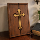 The Life of Christ Hand-Carved Beechwood Triptych – From Nativity to Resurrection Glory - product image 3
