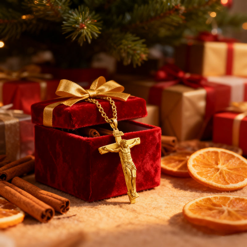 S925K Sandblasted Silver Jesus Crucifix Pendant