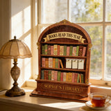 Vintage Book Reading Counter | Mark Your Reading Journey with a Warm Touch
