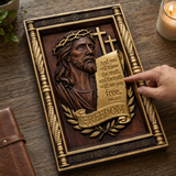 John 8:32 Hand-Carved Beechwood Christian Wall Plaque – The Truth Shall Set You Free