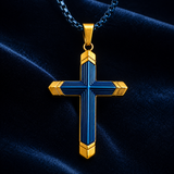 Titanium Steel 18K Gold Cross Necklace | A Christian Emblem of Faith and a Fashion Statement