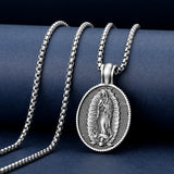 Our Lady of Guadalupe Virgin Mary Necklace,the patron saint of America and unborn children