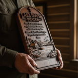 Lake House Prayer Wood Wall Plaque