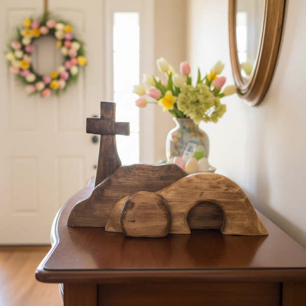 Handcrafted Easter Scene – The Empty Tomb